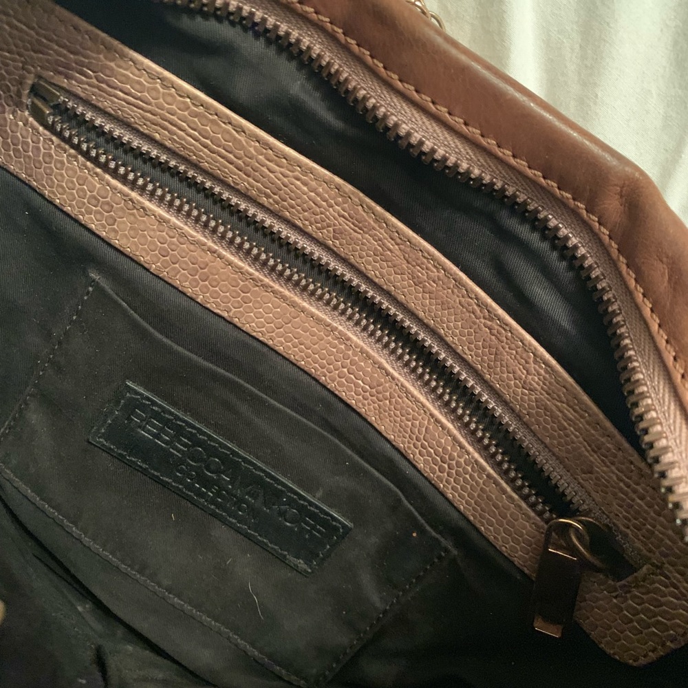 Rebecca Minkoff Python Skin Leather Shoulder Bag - image 5